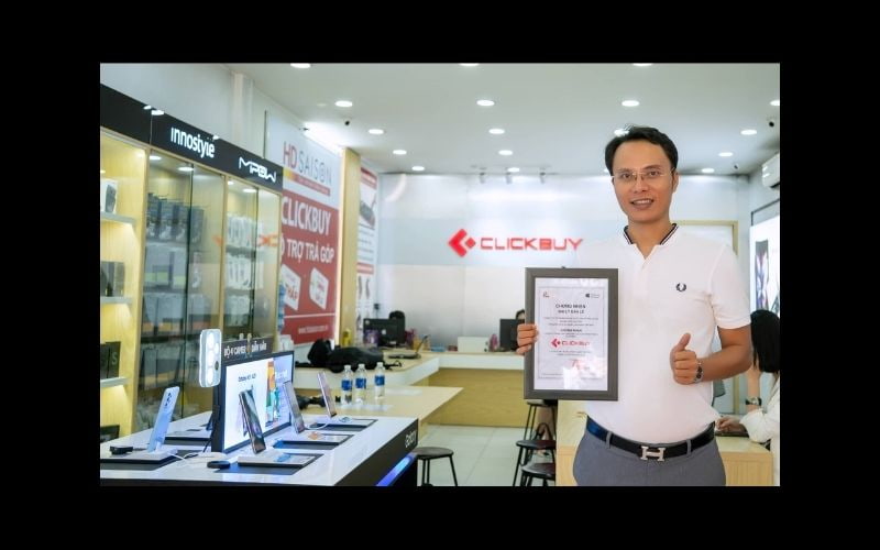 Clickbuy là hệ thống bán lẻ smartphone và là đại lý ủy quyền của Apple